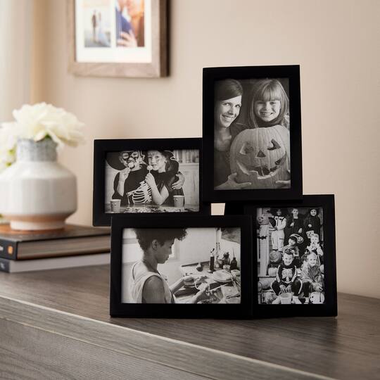 4 Opening Black Collage Frame, Expressions™ by Studio Décor®